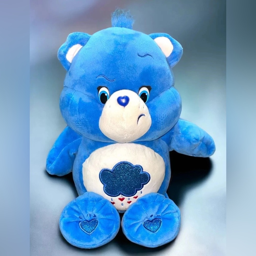 Care Bears Sing A Long Grumpy Bear Interactive Plush Sings Talks Blue 15” Works